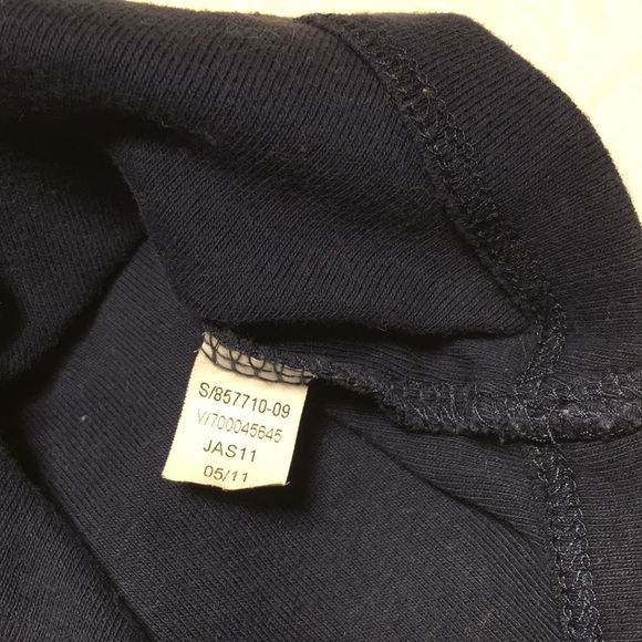 0-3m (6/$20) Navy Long-Sleeved Bodysuit by Old Navy - Picture 6 of 11